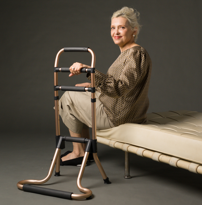 AH07 Mobility Walker with Extra Handrail – Hero Shot