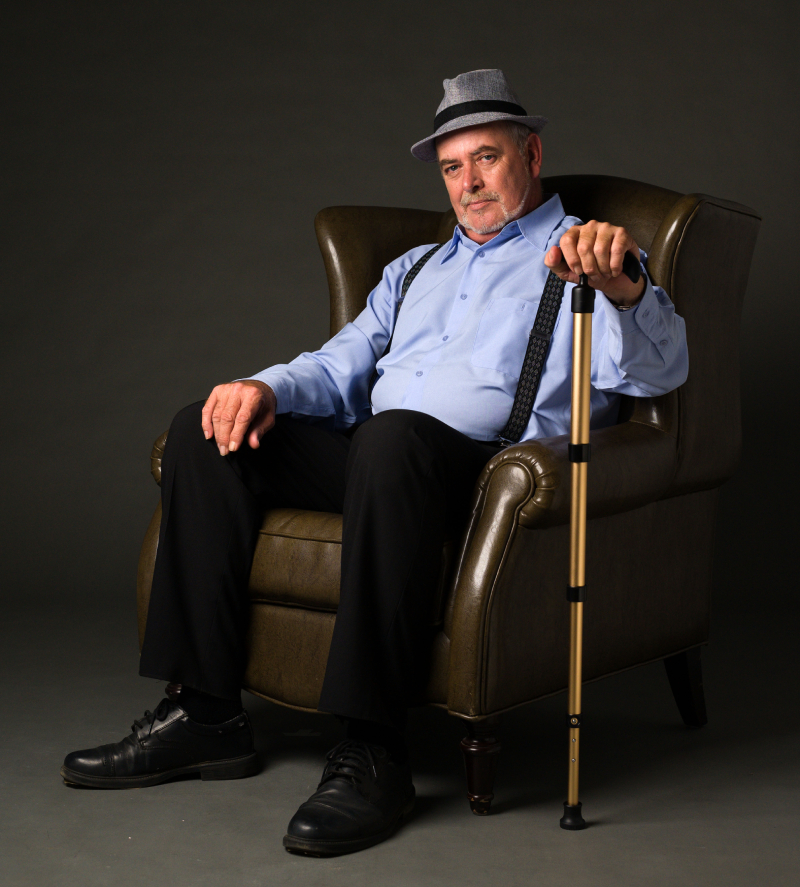 AH12 Foldable Walking Cane Slim – Hero Shot