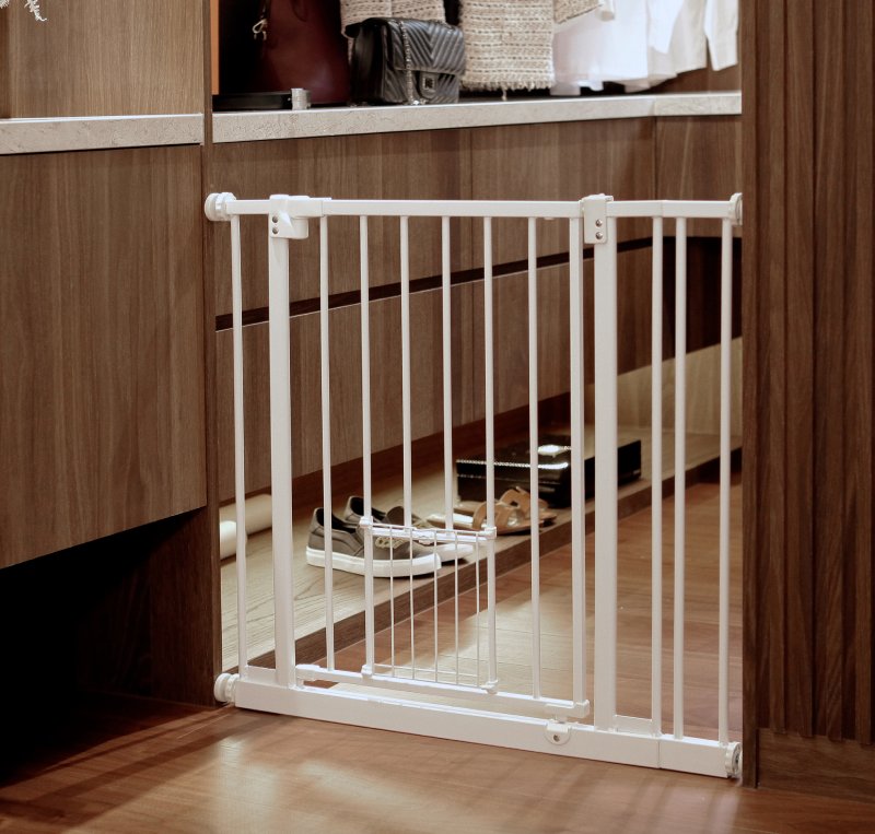 Metal Passage Pet Gate PG06 - Small Dog Pass-Through Door